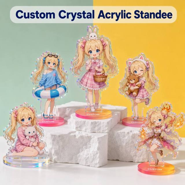 Custom Crystal Acrylic Standee