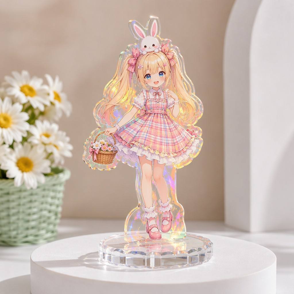 Custom Crystal Acrylic Standee