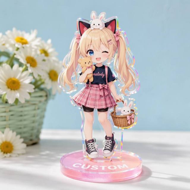 Custom Crystal Acrylic Standee