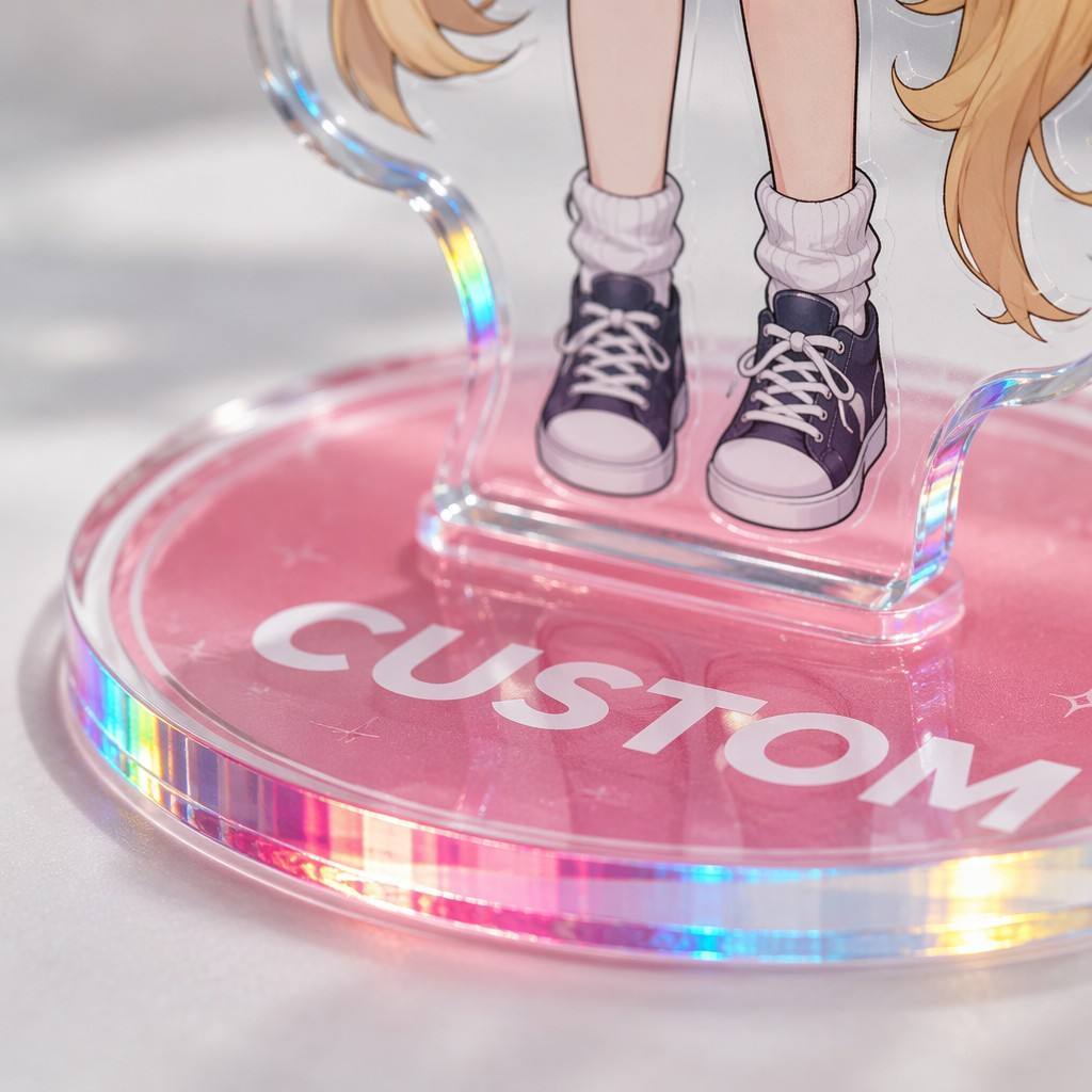 Custom Crystal Acrylic Standee