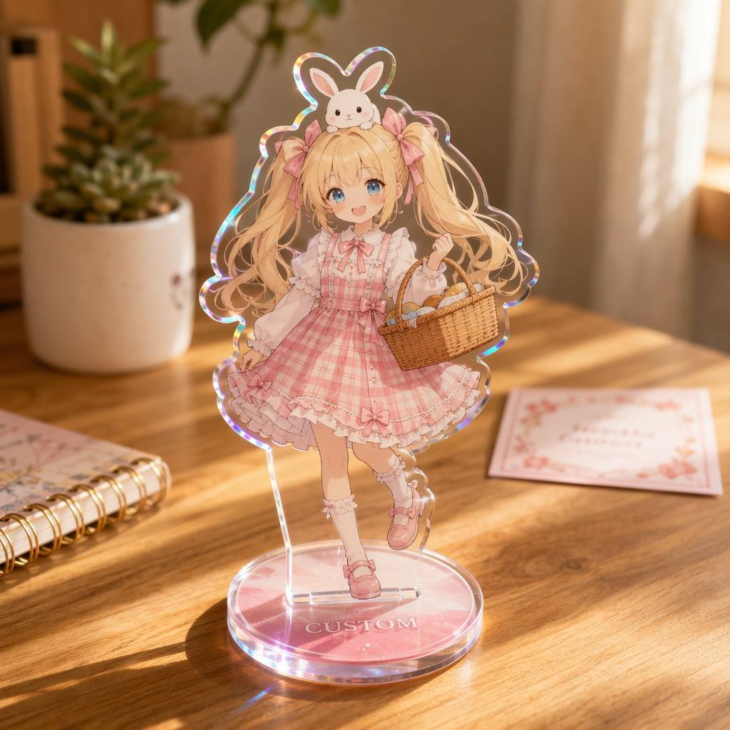 Custom Crystal Acrylic Standee