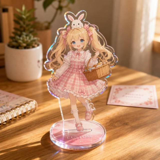 Custom Crystal Acrylic Standee