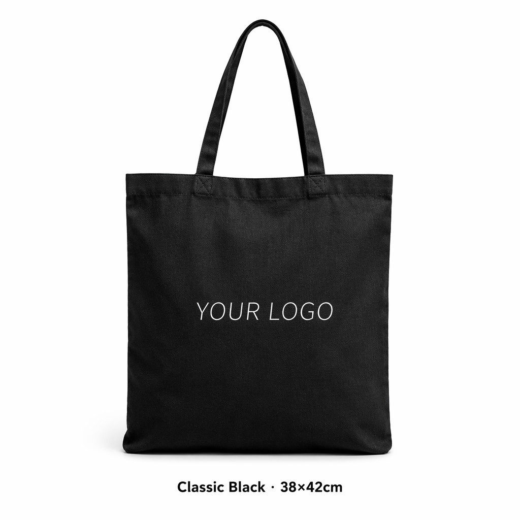 Canvas Tote Bag Custom Logo| No MOQ | Eco-Friendly Cotton Shopper Bag