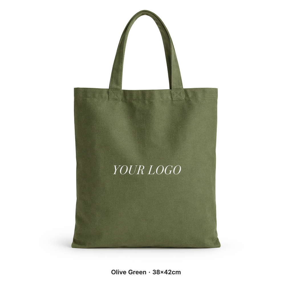 Canvas Tote Bag Custom Logo| No MOQ | Eco-Friendly Cotton Shopper Bag