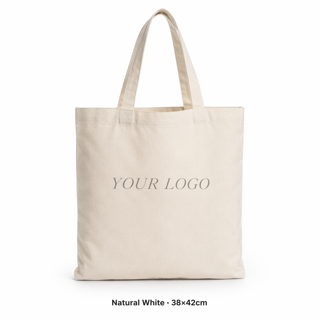 Canvas Tote Bag Custom Logo| No MOQ | Eco-Friendly Cotton Shopper Bag