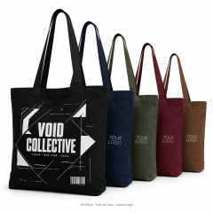 Custom Logo All-Match Canvas Tote | Same Color Strap | 12 Colors | No MOQ