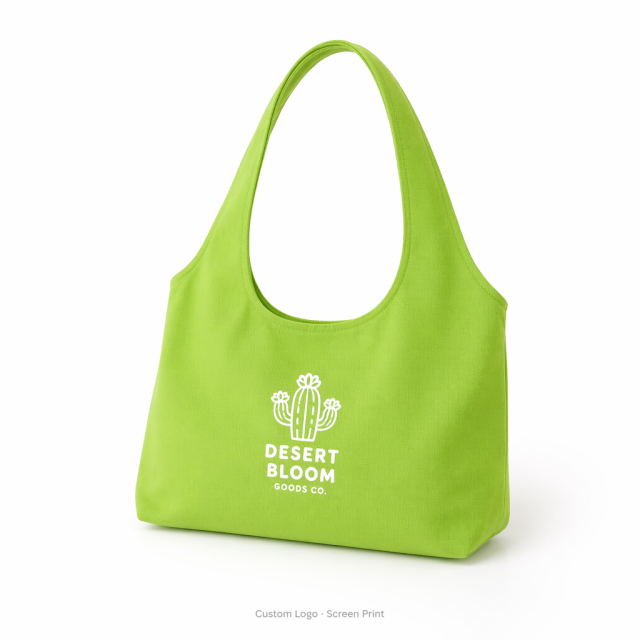Custom Logo Pastel Canvas Shoulder Bag | Macaron Color | No MOQ | 12+ Colors