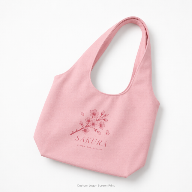 Custom Logo Pastel Canvas Shoulder Bag | Macaron Color | No MOQ | 12+ Colors