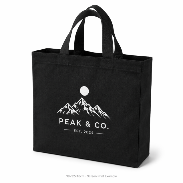 Box-Bottom Tote Bag /Gusset Tote Bag / Structured Tote Bag Custom Printed Logo