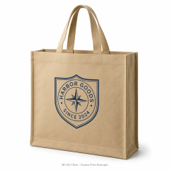 Box-Bottom Tote Bag /Gusset Tote Bag / Structured Tote Bag Custom Printed Logo