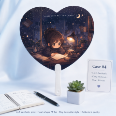 Custom ACG & Anime Hand Fans — Personalized PP Fans & Folding Fans for Fandom