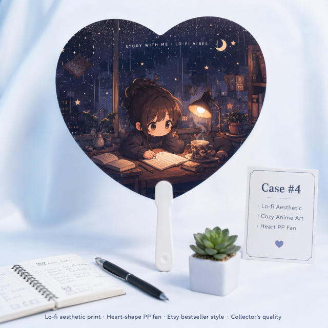 Custom ACG & Anime Hand Fans — Personalized PP Fans & Folding Fans for Fandom