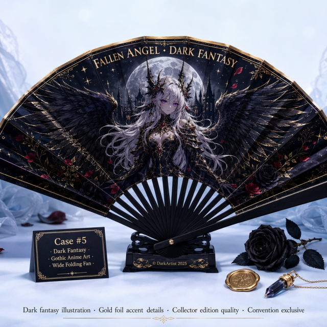 Custom ACG & Anime Hand Fans — Personalized PP Fans & Folding Fans for Fandom