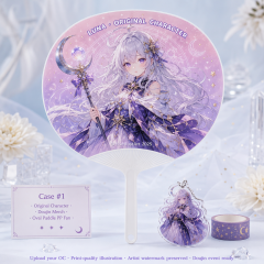 Custom ACG & Anime Hand Fans — Personalized PP Fans & Folding Fans for Fandom