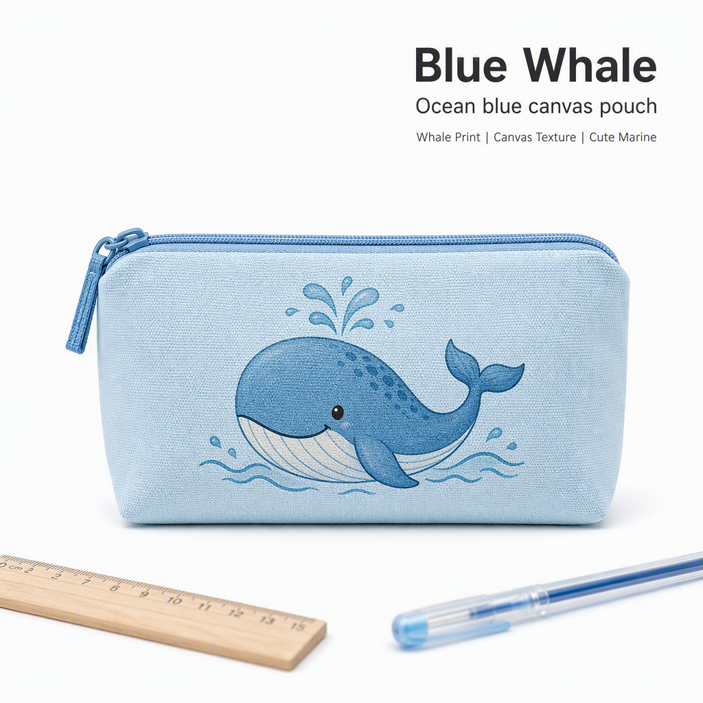 Wholesale Pencil Cases Bags With Custom Logo Cute Cartoon Girl Beautiful Pencil Bag School Pencil Bag Canvas