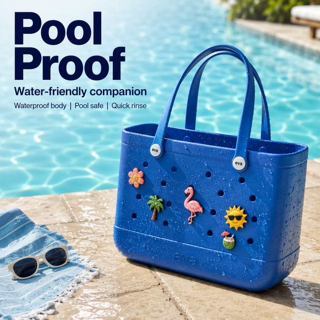 Wholesale Custom Beach Striped Tote Bag with Printed Logo Large Summer Shopping Canvas Tote Bag for Women
