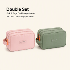 Logo Printed Custom White Bag Wholesale PU leather Cosmetic Case Makeup Bag Travel Case Luxury Cosmetic Bag for Women