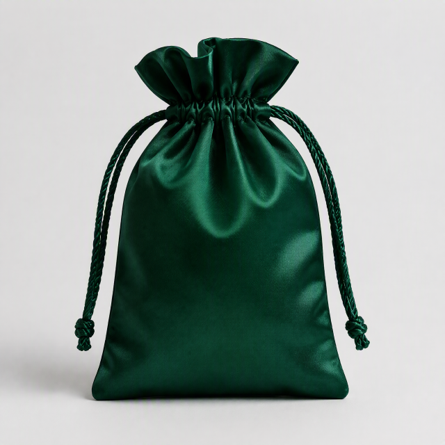 Polyester Draw String Bag Small Headset Gifts Jewelry Satin Drawstring Bag Pouch Custom Drawstring Bags With Logo