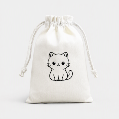 Polyester Draw String Bag Small Headset Gifts Jewelry Satin Drawstring Bag Pouch Custom Drawstring Bags With Logo