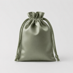 Polyester Draw String Bag Small Headset Gifts Jewelry Satin Drawstring Bag Pouch Custom Drawstring Bags With Logo