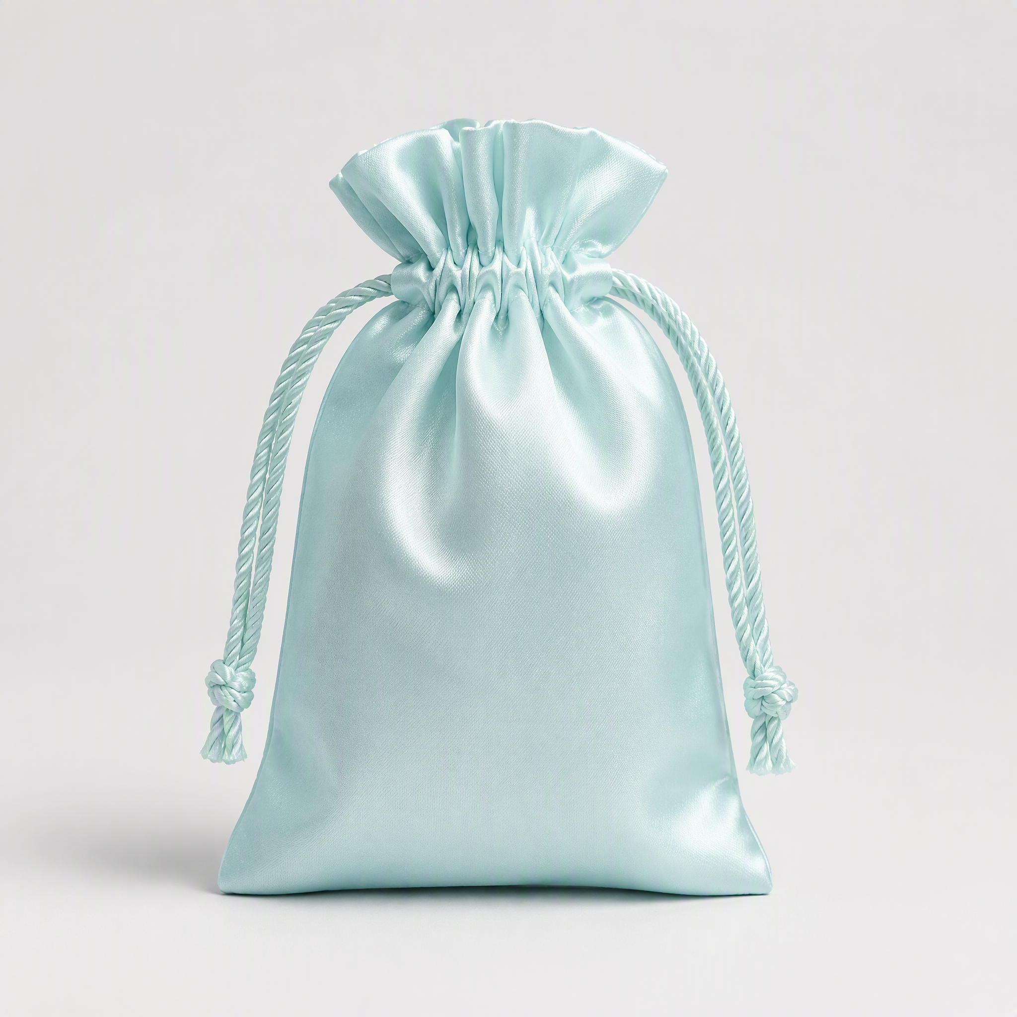 Polyester Draw String Bag Small Headset Gifts Jewelry Satin Drawstring Bag Pouch Custom Drawstring Bags With Logo