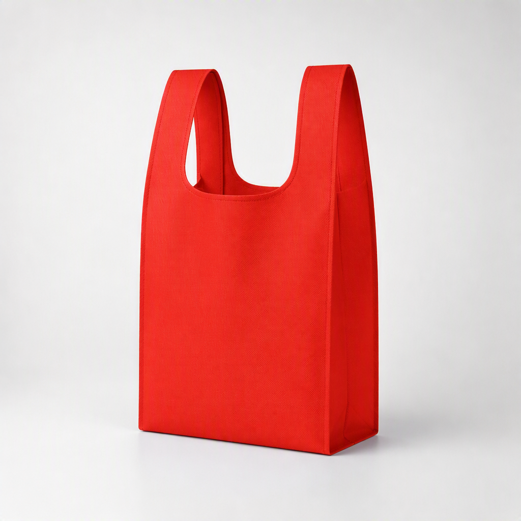 Laminated Non Woven Bag Recycle Reusable Grocery Gift T Shirt Non Woven Shopping Bag Custom Non-woven Tote Bag With Logo