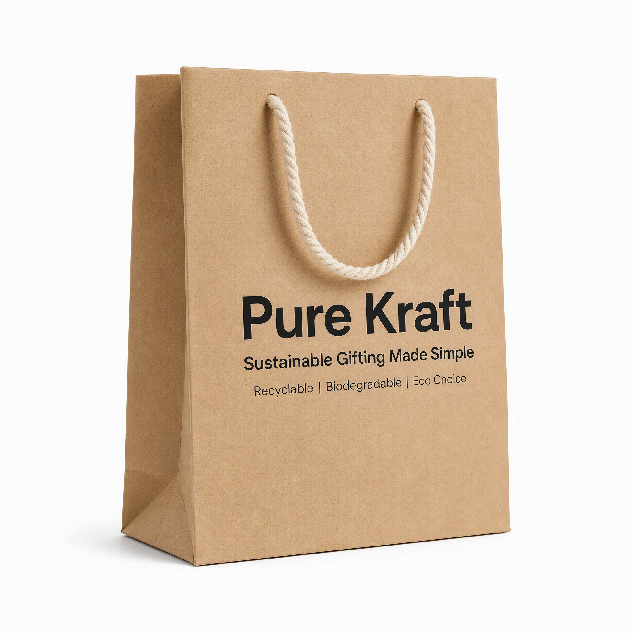 Custom Shoes Clothing Gift Bags Packaging With Logo Small Shipping Gift Bag White Black Kraft Paper Bags With Your Own Logo