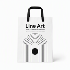 Promotional Paper Bag Custom Paper Bags with Your Own Logo Food Clothes Gift Shopping Brown Kraft Paper Bag with Handle