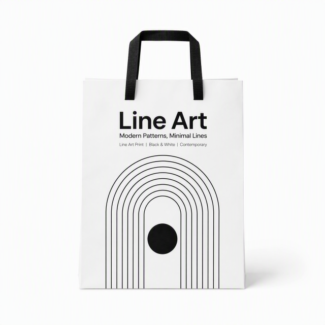 Promotional Paper Bag Custom Paper Bags with Your Own Logo Food Clothes Gift Shopping Brown Kraft Paper Bag with Handle