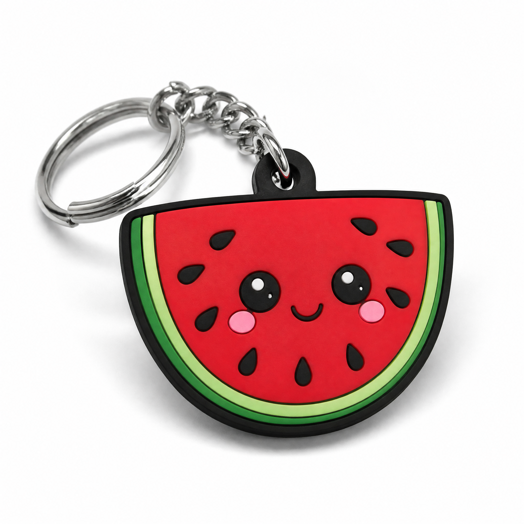 No Minimum Custom 2D/3D Silicone Rubber Keyring Soft PVC Cartoon Keychain Anime PVC Keychain Custom Rubber Keychain