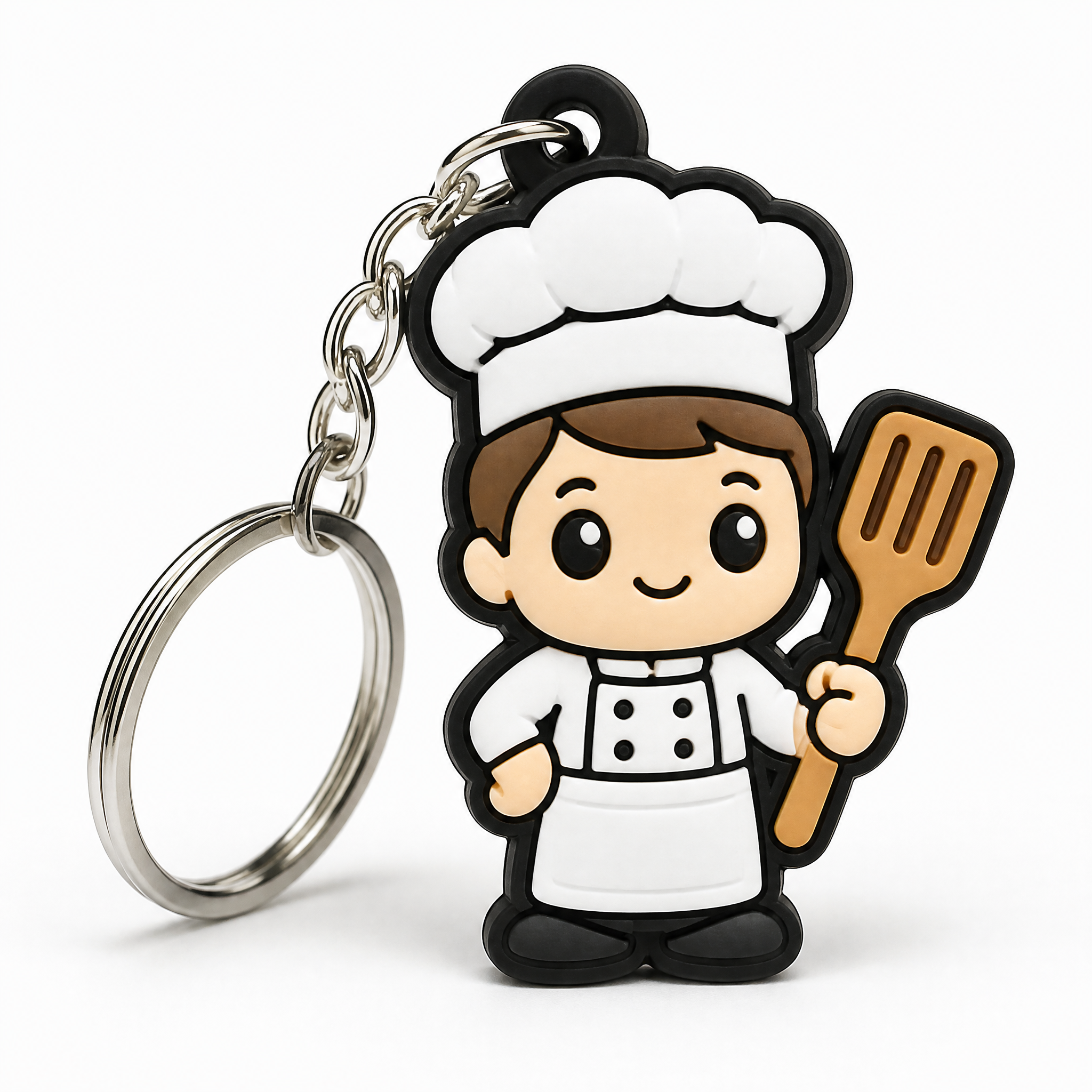 No Minimum Custom 2D/3D Silicone Rubber Keyring Soft PVC Cartoon Keychain Anime PVC Keychain Custom Rubber Keychain