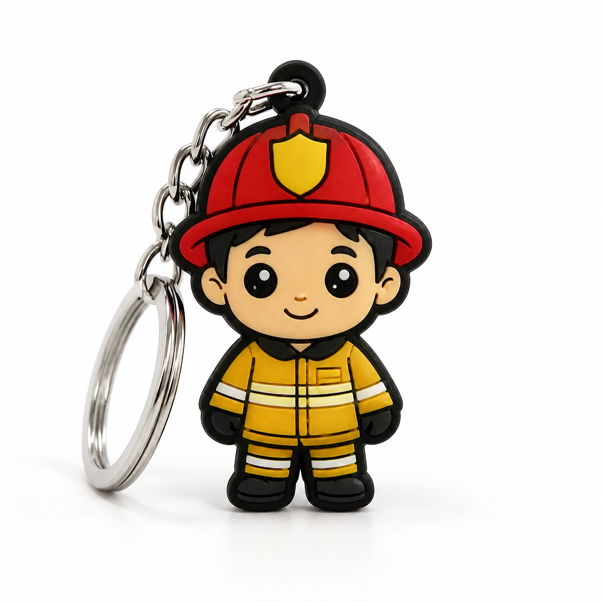 No Minimum Custom 2D/3D Silicone Rubber Keyring Soft PVC Cartoon Keychain Anime PVC Keychain Custom Rubber Keychain
