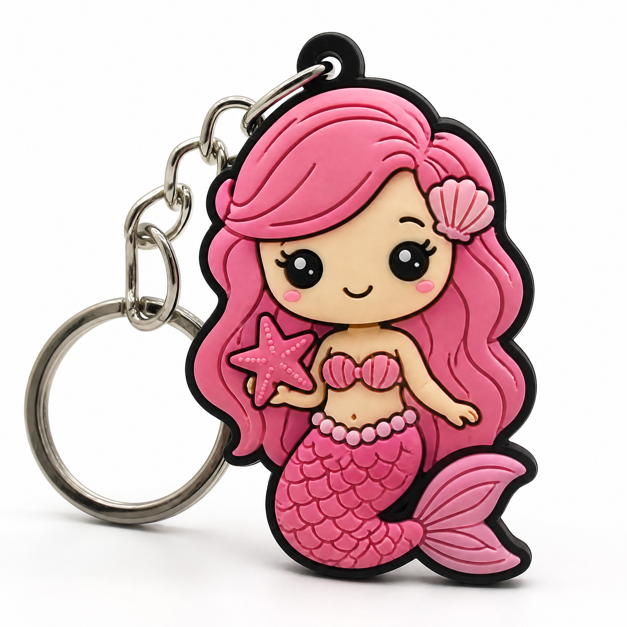 New Arrival Cartoon Plastic Keychain Promotional Gift Anime PVC Keyring Custom Rubber Keychain