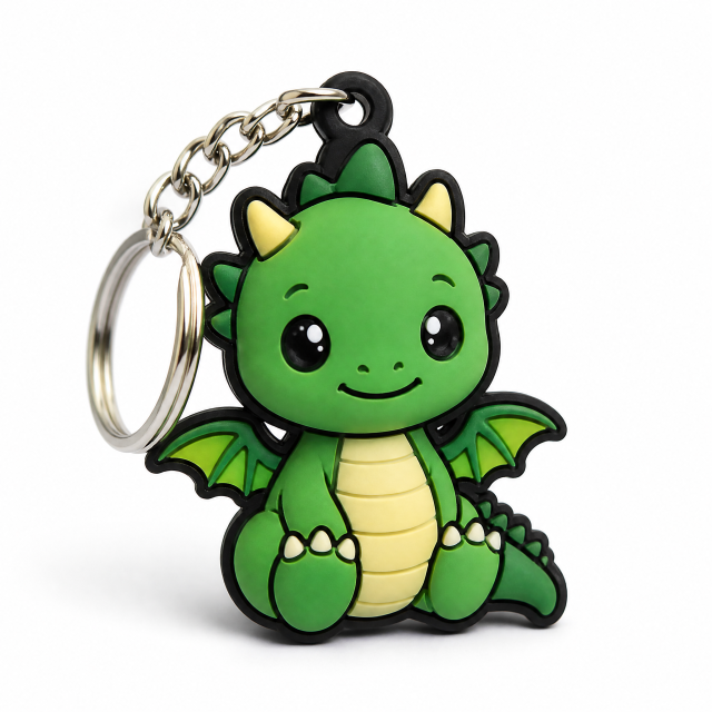 New Arrival Cartoon Plastic Keychain Promotional Gift Anime PVC Keyring Custom Rubber Keychain