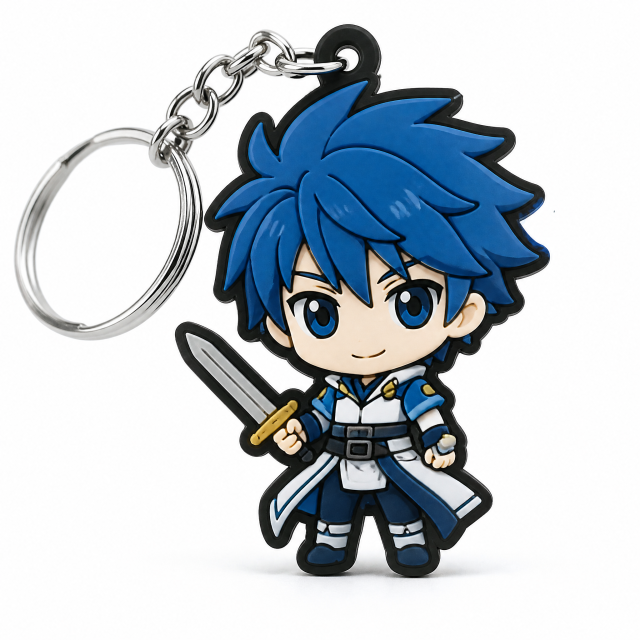 Personalized Soft PVC Key Chains Custom Sneaker Anime PVC Rubber Keychain  Key Ring Customised PVC Keychains 3D Cartoon Keyring
