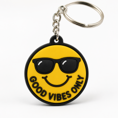 Making Keyring Rubber Cartoon Hamburger Car 3d Soft Pvc Logo Custom Keychain Manufacturer
