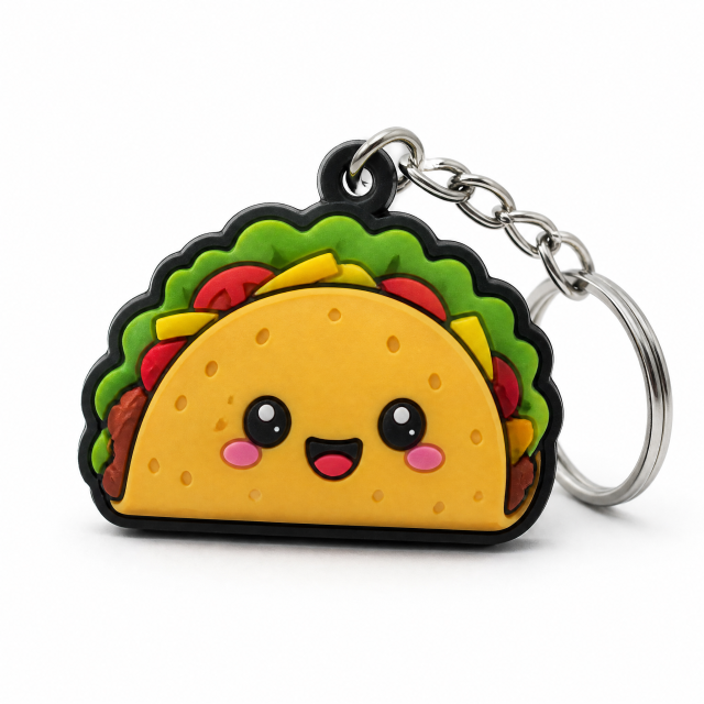 Wholesale Promotional Keychains Cartoon Spaceman Anime Keychain Custom 3D Pvc Keychain Cute Rubber Key Chains Custom Logo