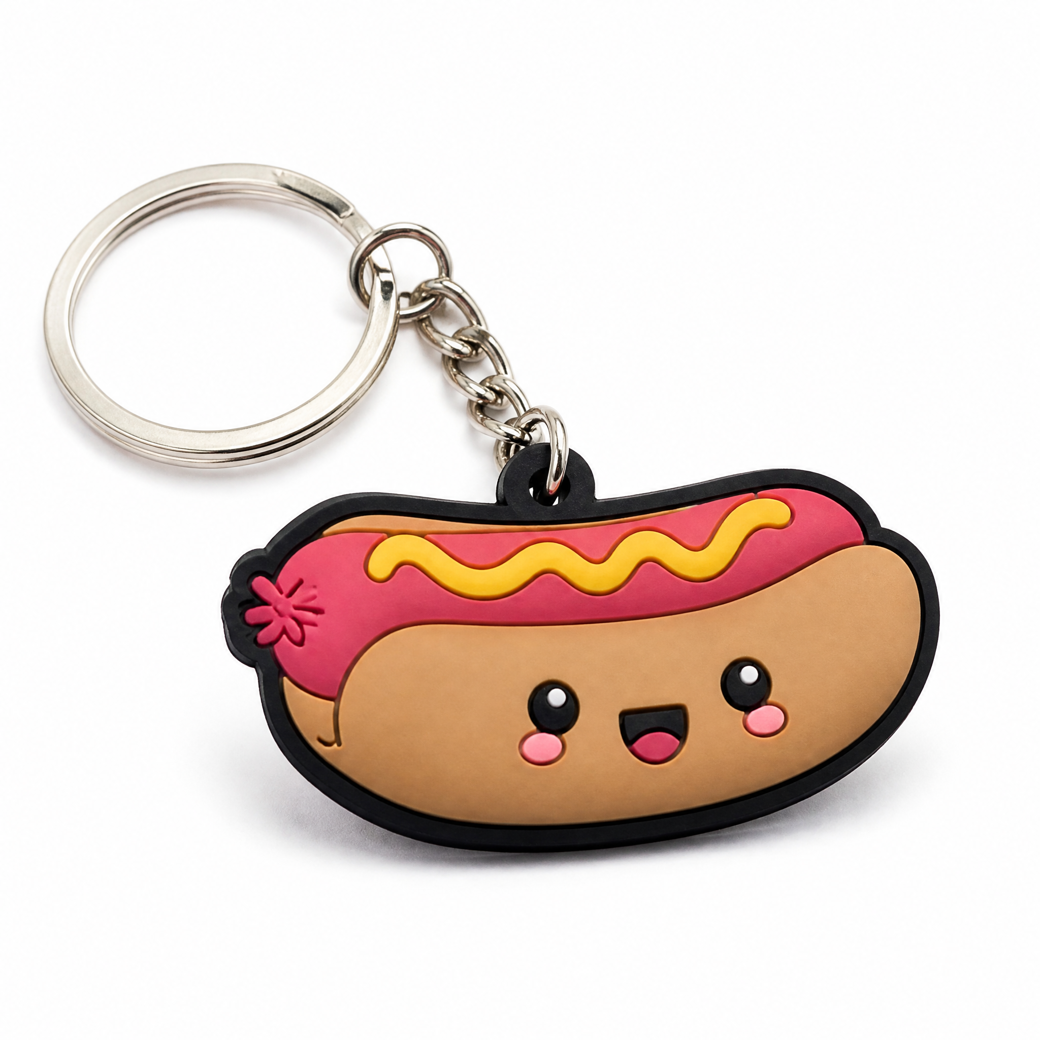 Wholesale Promotional Keychains Cartoon Spaceman Anime Keychain Custom 3D Pvc Keychain Cute Rubber Key Chains Custom Logo