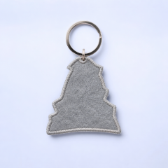 Travel Souvenir Embroidered Keychain