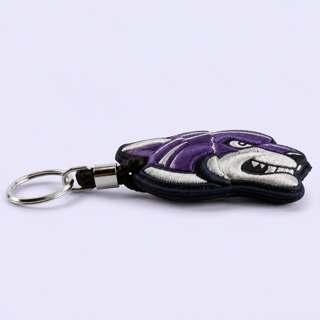 Special Shape 3D Embroidery Keychain