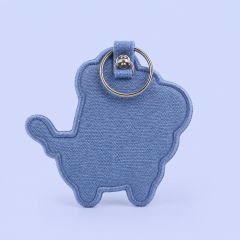 Special Shape 3D Embroidery Keychain