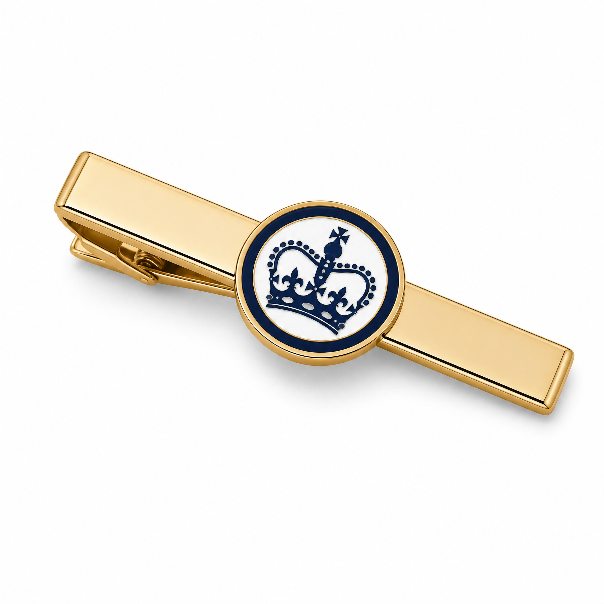 Custom Hard Enamel Tie Clip with Logo | Gold Plated Metal Tie Bar for Men Business Suit Wedding Groomsmen Gift