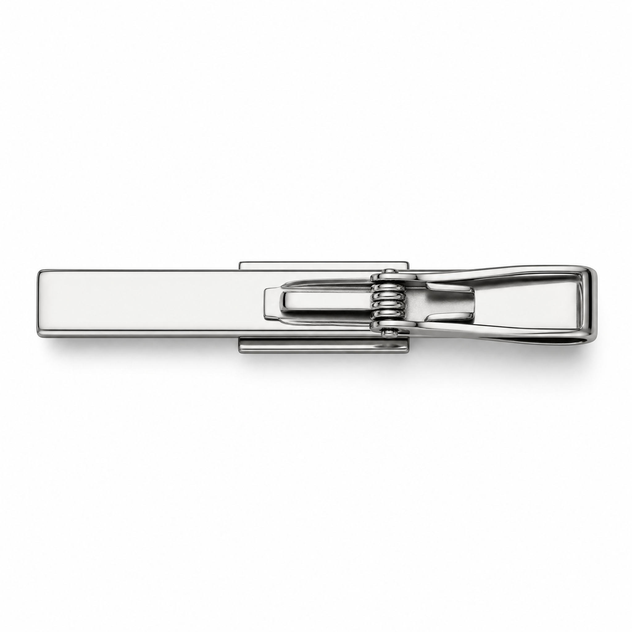 Custom Soft Enamel Tie Clip with Logo | Silver Plated Metal Tie Bar for Men Business Suit Wedding Groomsmen Gift