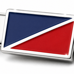 Custom Soft Enamel Tie Clip with Logo | Silver Plated Metal Tie Bar for Men Business Suit Wedding Groomsmen Gift