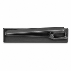 Custom Laser Engraved Tie Clip with Logo | Gunmetal Metal Tie Bar for Men Business Suit Wedding Groomsmen Gift