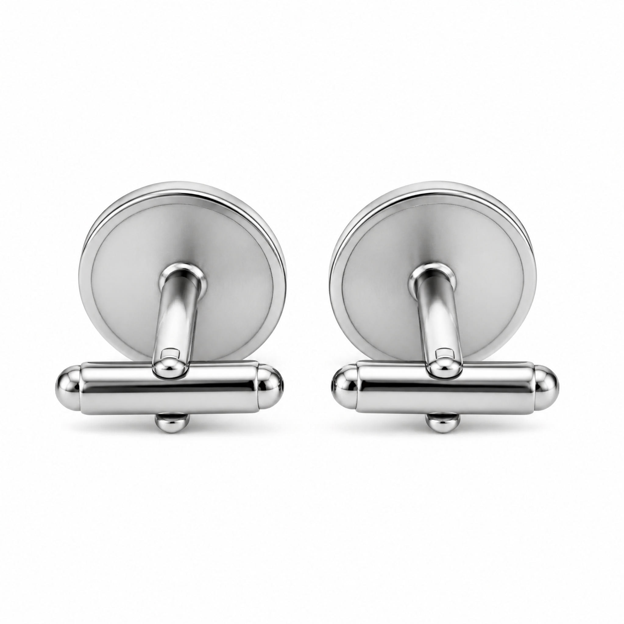 Custom Soft Enamel Cufflinks Round Burgundy Silver Metal Separations Whale Back Men Formal Wedding Cuff Links