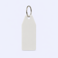 Blank Motel Keychain - Solid Color Acrylic Retro Key Tag - UV Print Ready - Custom Bulk Order - STANDARD GIFTS