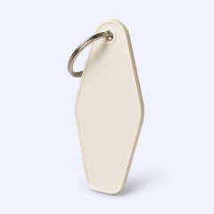 Blank Motel Keychain - Solid Color Acrylic Retro Key Tag - UV Print Ready - Custom Bulk Order - STANDARD GIFTS