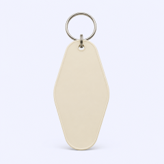 Blank Motel Keychain - Solid Color Acrylic Retro Key Tag - UV Print Ready - Custom Bulk Order - STANDARD GIFTS