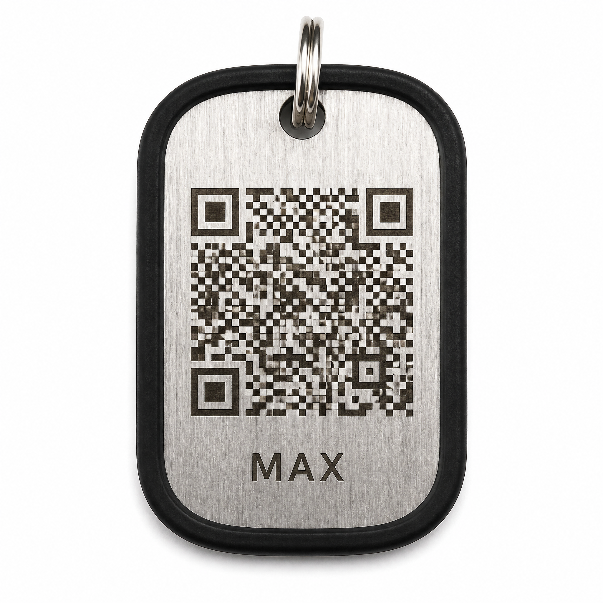 Custom QR Code Dog Tag